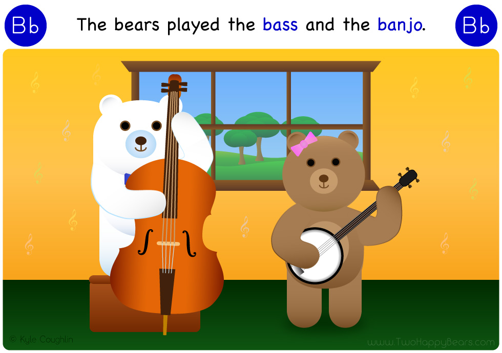 B is for bass and banjo