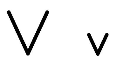 The Letter V