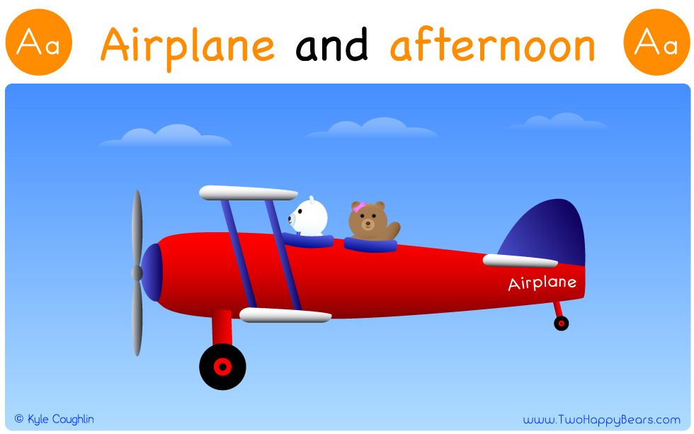Fluffy and Ivy flew an airplane in the afternoon