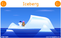 Iceberg starts with the letter I.