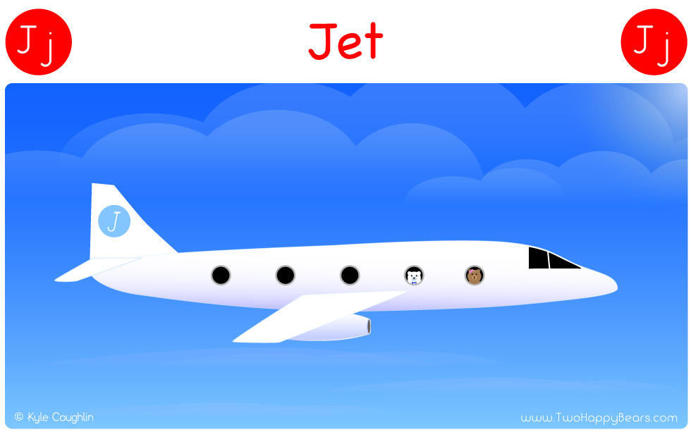 Fluffy and Ivy flew in a jet.
