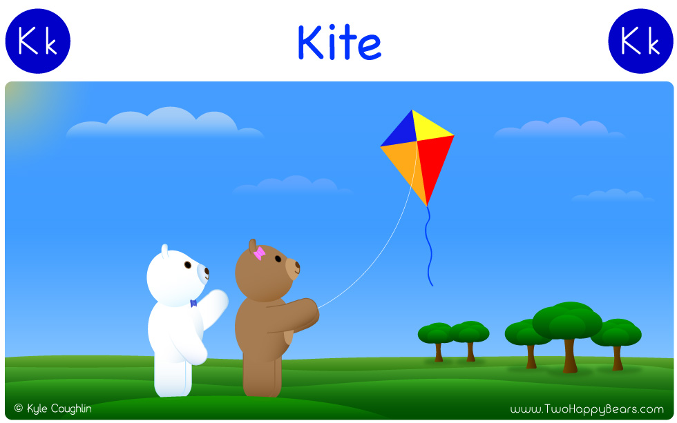 Fluffy and Ivy flew a kite.