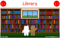 Library starts with the letter L.